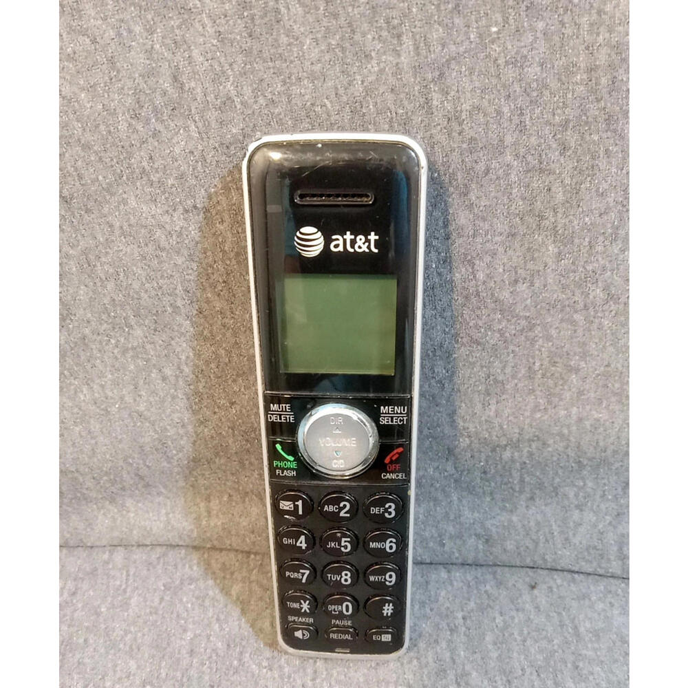 At&t Cordless Phone Handset Only CL84352 Black Battery Pack Speaker HD Audio